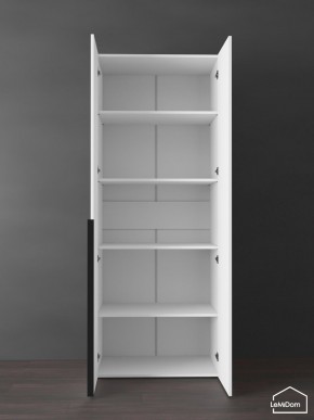 Шкаф Linnea MHR-2-2 2050х800х510 (Белый-М 11.1.2) в Игриме - igrim.ok-mebel.com | фото 4