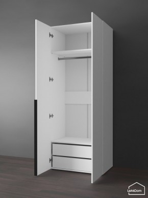 Шкаф Linnea MHR-2-3 2050х800х510 (Белый-М 11.1.2) в Игриме - igrim.ok-mebel.com | фото 6