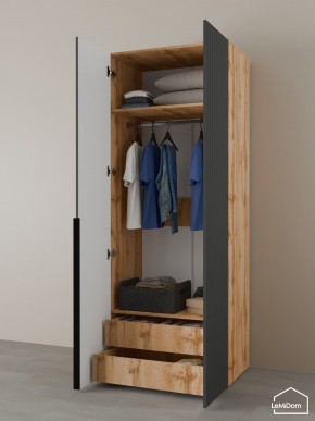 Шкаф Linnea MHR-2-3 2050х800х510 (ДВ-М 11.1.25) в Игриме - igrim.ok-mebel.com | фото 6