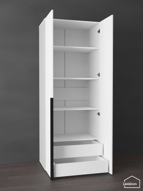 Шкаф Linnea MHR-2-4 2050х800х510 (Белый-М 11.1.2) в Игриме - igrim.ok-mebel.com | фото 5