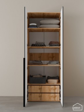 Шкаф Linnea MHR-2-4 2050х800х510 (ДВ-М 11.1.25) в Игриме - igrim.ok-mebel.com | фото 5