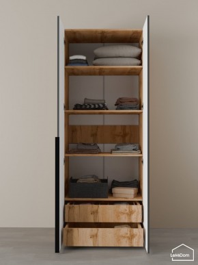 Шкаф Linnea MHR-2-4 2050х800х510 (ДВ-М 11.1.25) в Игриме - igrim.ok-mebel.com | фото 6