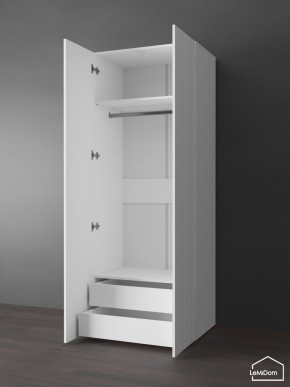 Шкаф Linnea MHR-2PO-3 2050х800х510 (Белый-М 11.1.2) в Игриме - igrim.ok-mebel.com | фото 5