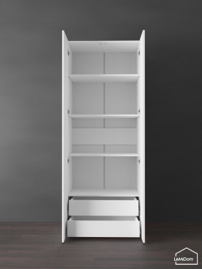 Шкаф Linnea MHR-2PO-4 2050х800х510 (Белый-М 11.1.2) в Игриме - igrim.ok-mebel.com | фото 6