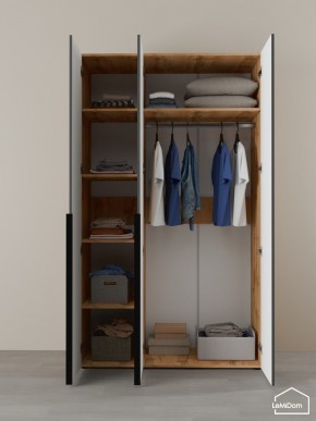 Шкаф Linnea MHR-3-1 2050х1200х510 (ДВ-М 11.1.25) в Игриме - igrim.ok-mebel.com | фото 4