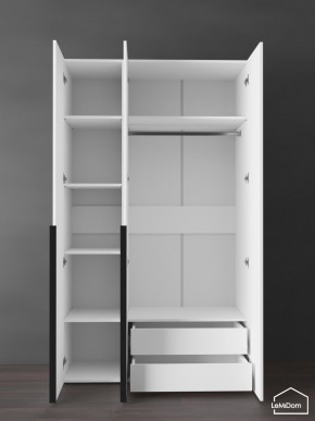 Шкаф Linnea MHR-3-2 2050х1200х510 (Белый-М 11.1.2) в Игриме - igrim.ok-mebel.com | фото 6