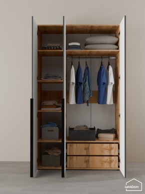 Шкаф Linnea MHR-3-2 2050х1200х510 (ДВ-М 11.1.25) в Игриме - igrim.ok-mebel.com | фото 5