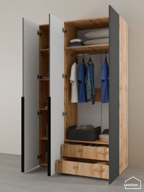Шкаф Linnea MHR-3-2 2050х1200х510 (ДВ-М 11.1.25) в Игриме - igrim.ok-mebel.com | фото 6