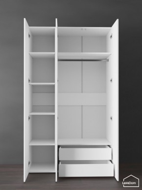 Шкаф Linnea MHR-3PO-2 2050х1200х510 (Белый-М 11.1.2) в Игриме - igrim.ok-mebel.com | фото 5