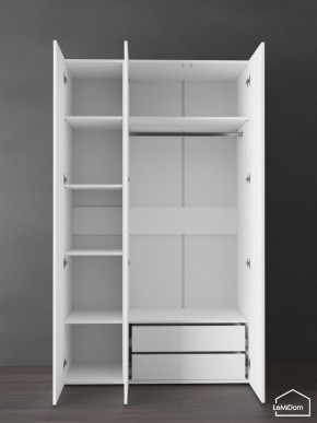 Шкаф Linnea MHR-3PO-2 2050х1200х510 (Белый-М 11.1.2) в Игриме - igrim.ok-mebel.com | фото 6