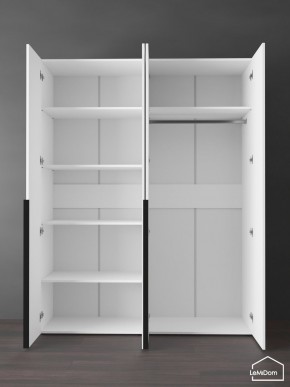 Шкаф Linnea MHR-4-1 2050х1600х510 (Белый-М 11.1.1) в Игриме - igrim.ok-mebel.com | фото 4