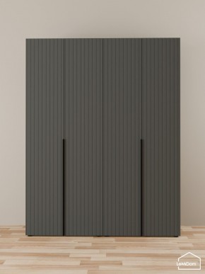 Шкаф Linnea MHR-4-1 2050х1600х510 (Графит-М 11.1.25) в Игриме - igrim.ok-mebel.com | фото