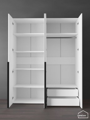 Шкаф Linnea MHR-4-2 2050х1600х510 (Белый-М 11.1.1) в Игриме - igrim.ok-mebel.com | фото 5