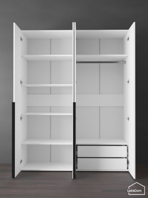 Шкаф Linnea MHR-4-2 2050х1600х510 (Белый-М 11.1.1) в Игриме - igrim.ok-mebel.com | фото 6