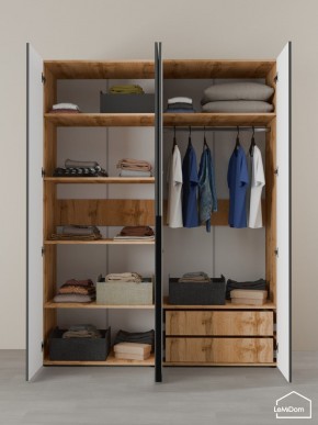 Шкаф Linnea MHR-4-2 2050х1600х510 (ДВ-М 11.1.25) в Игриме - igrim.ok-mebel.com | фото 6