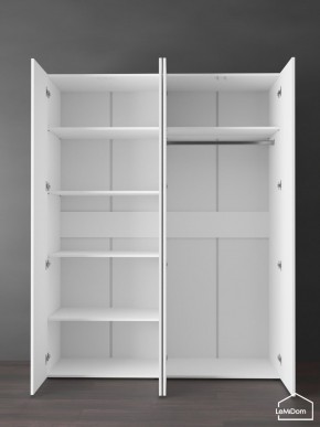 Шкаф Linnea MHR-4PO-1 2050х1600х510 (Белый-М 11.1.2) в Игриме - igrim.ok-mebel.com | фото 4