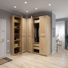 Шкаф МАКС двухдверный широкий, цвет Дуб Сонома в Игриме - igrim.ok-mebel.com | фото 4