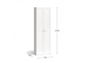 Шкаф МАКС двухдверный узкий, цвет белый в Игриме - igrim.ok-mebel.com | фото 3