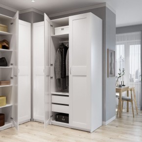Шкаф МАКС однодверный, цвет белый в Игриме - igrim.ok-mebel.com | фото 4