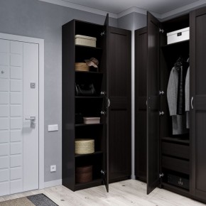 Шкаф МАКС однодверный узкий, цвет Дуб Венге в Игриме - igrim.ok-mebel.com | фото 4