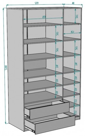 Шкаф Мальта H219 в Игриме - igrim.ok-mebel.com | фото 2