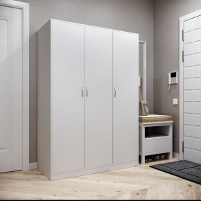 Шкаф ОРИОН трехдверный, цвет белый в Игриме - igrim.ok-mebel.com | фото 2