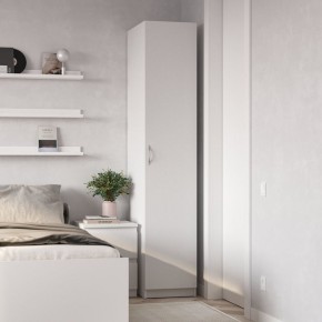Шкаф ПЕГАС однодверный, цвет белый в Игриме - igrim.ok-mebel.com | фото 4