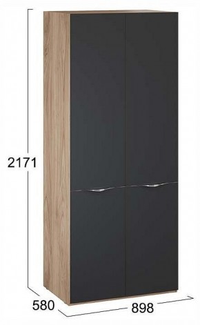 Шкаф платяной Глосс СМ-319.07.003 в Игриме - igrim.ok-mebel.com | фото 4