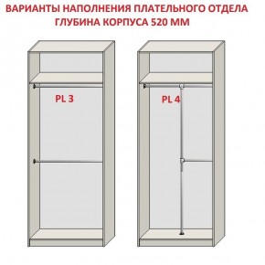 Шкаф распашной серия «ЗЕВС» (PL3/С1/PL2) в Игриме - igrim.ok-mebel.com | фото 10