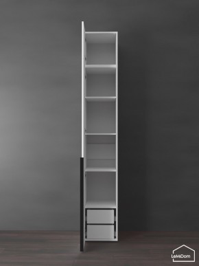 Шкаф с антресолью Linnea MHR-1A-4 2450х400х510 (Белый-М 11.1.2) в Игриме - igrim.ok-mebel.com | фото 6