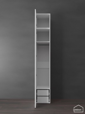 Шкаф с антресолью Linnea MHR-1POA-3 2450х400х510 (Белый-М 11.1.2) в Игриме - igrim.ok-mebel.com | фото 5