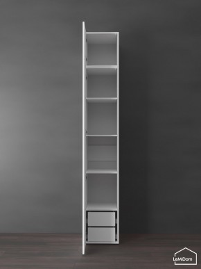 Шкаф с антресолью Linnea MHR-1POA-4 2450х400х510 (Белый-М 11.1.2) в Игриме - igrim.ok-mebel.com | фото 6