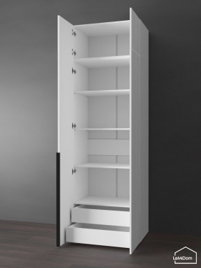 Шкаф с антресолью Linnea MHR-2A-4 2450х800х510 (Белый-М 11.1.2) в Игриме - igrim.ok-mebel.com | фото 5