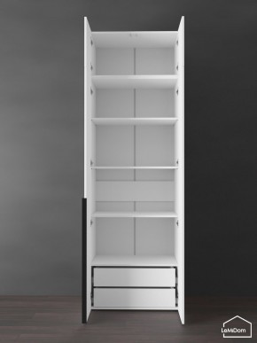 Шкаф с антресолью Linnea MHR-2A-4 2450х800х510 (Белый-М 11.1.2) в Игриме - igrim.ok-mebel.com | фото 6