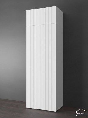 Шкаф с антресолью Linnea MHR-2POA-4 2450х800х510 (Белый-М 11.1.2) в Игриме - igrim.ok-mebel.com | фото