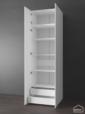 Шкаф с антресолью Linnea MHR-2POA-4 2450х800х510 (Белый-М 11.1.2) в Игриме - igrim.ok-mebel.com | фото 5