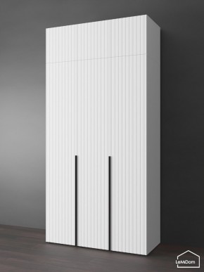 Шкаф с антресолью Linnea MHR-3A-2 2450х1200х510 (Белый-М 11.1.2) в Игриме - igrim.ok-mebel.com | фото