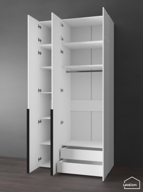 Шкаф с антресолью Linnea MHR-3A-2 2450х1200х510 (Белый-М 11.1.2) в Игриме - igrim.ok-mebel.com | фото 5