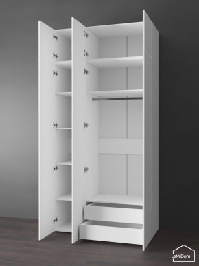 Шкаф с антресолью Linnea MHR-3POA-2 2450х1200х510 (Белый-М 11.1.2) в Игриме - igrim.ok-mebel.com | фото 5