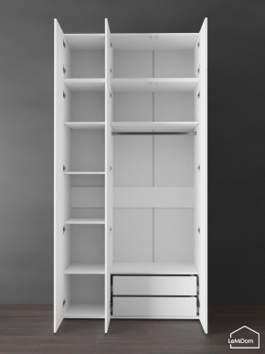 Шкаф с антресолью Linnea MHR-3POA-2 2450х1200х510 (Белый-М 11.1.2) в Игриме - igrim.ok-mebel.com | фото 6
