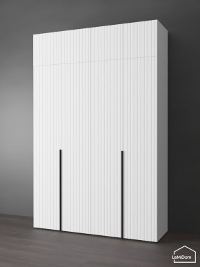 Шкаф с антресолью Linnea MHR-4A-2 2450х1600х510 (Белый-М 11.1.2) в Игриме - igrim.ok-mebel.com | фото