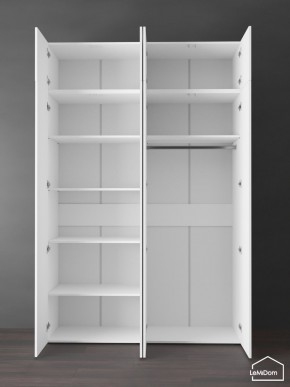 Шкаф с антресолью Linnea MHR-4POA-1 2450х1600х510 (Белый-М 11.1.2) в Игриме - igrim.ok-mebel.com | фото 4