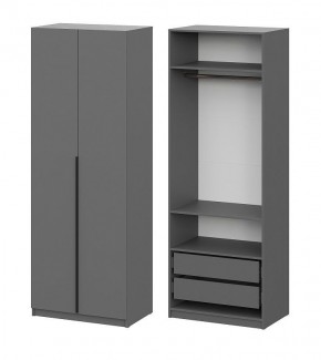 Шкаф ШК-5 + 2 полки + ящики (800) Графит в Игриме - igrim.ok-mebel.com | фото