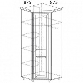 Шкаф угловой №862 "Ралли" (Угол 875*875) в Игриме - igrim.ok-mebel.com | фото 2