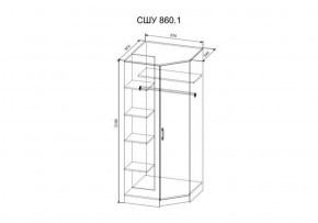 СОФИ СШУ860.1 Шкаф угловой в Игриме - igrim.ok-mebel.com | фото 2