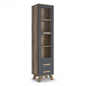 Шкаф-витрина 450 Вега Скандинавия в Игриме - igrim.ok-mebel.com | фото 5