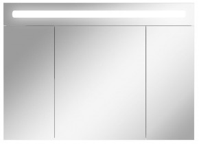 Шкаф-зеркало Аврора 100 с подсветкой LED Домино (DV8012HZ) в Игриме - igrim.ok-mebel.com | фото