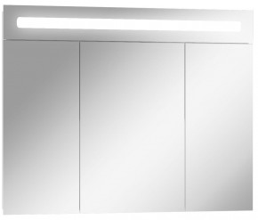 Шкаф-зеркало Аврора 90 с подсветкой LED Домино (DV8011HZ) в Игриме - igrim.ok-mebel.com | фото