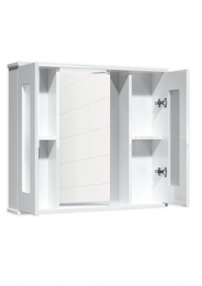 Шкаф-зеркало Кристалл 80 АЙСБЕРГ (DA1804HZ) в Игриме - igrim.ok-mebel.com | фото 2