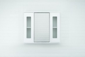 Шкаф-зеркало Кристалл 80 АЙСБЕРГ (DA1804HZ) в Игриме - igrim.ok-mebel.com | фото 4